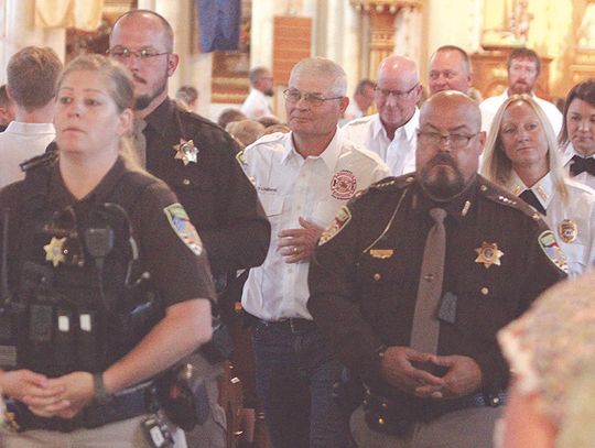 Blue Mass honors area first responders