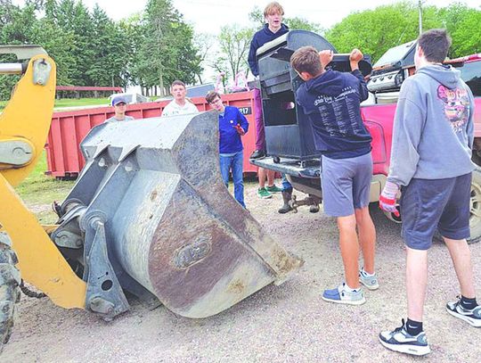 City, FFA help residents clean up