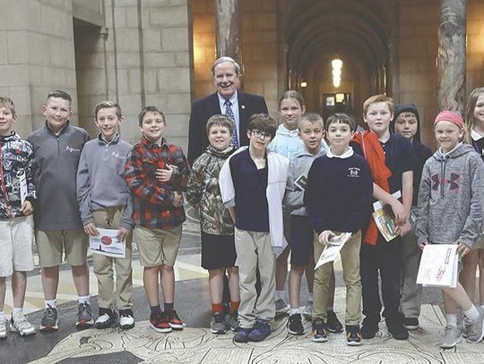 HSF, LHF 4th graders visit State Capitol, Morrill Hall