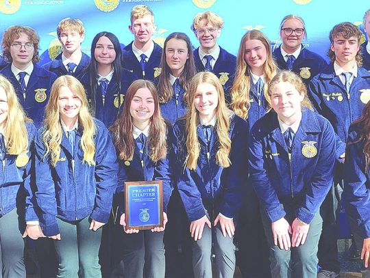 Humphrey FFA earns top 20 Premier Chapter