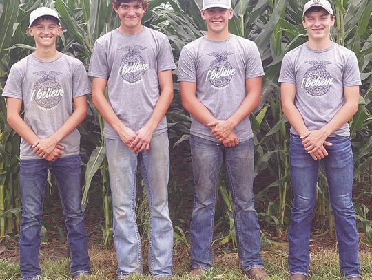 Humphrey FFA team competes at Youth Crop Scouting contest