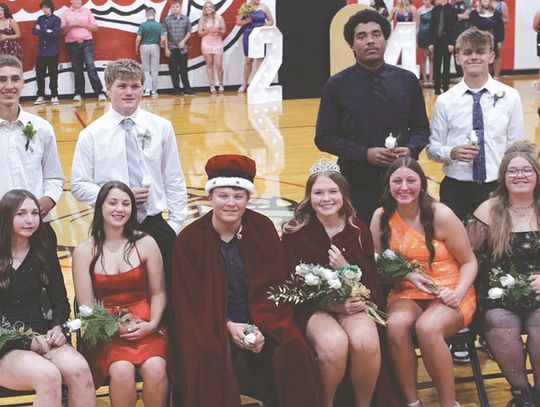 Humphrey High’s Homecoming Royal Court.