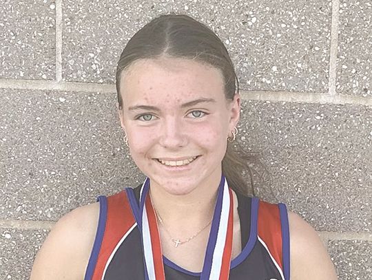 Korus places 8th in state Jr. High meet