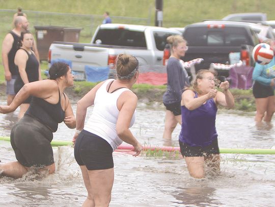 Muddy fun in Platte Center
