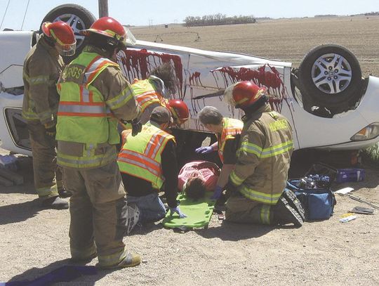 Reality of mock accident aims to make kids think