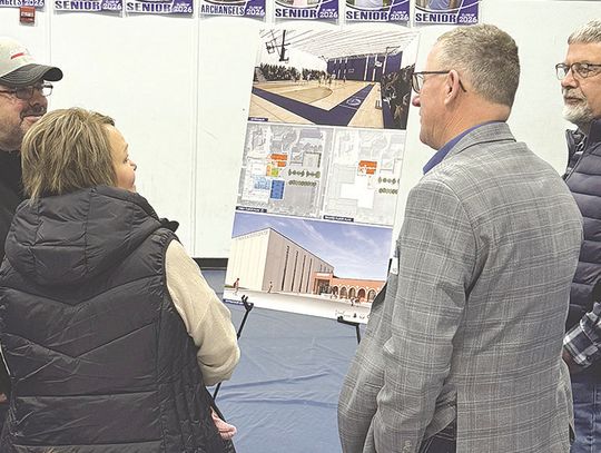 View of new St. Francis elementary on display