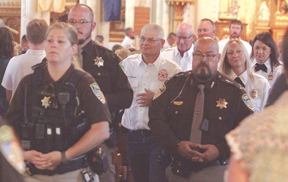 Blue Mass honors area first responders