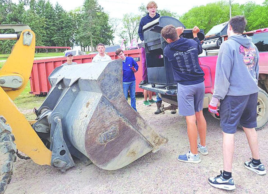 City, FFA help residents clean up