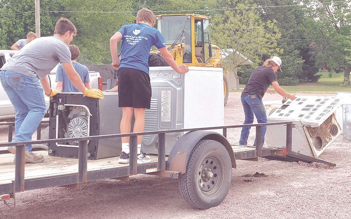 FFA, city clean up collects 7,980 lbs. of electronics