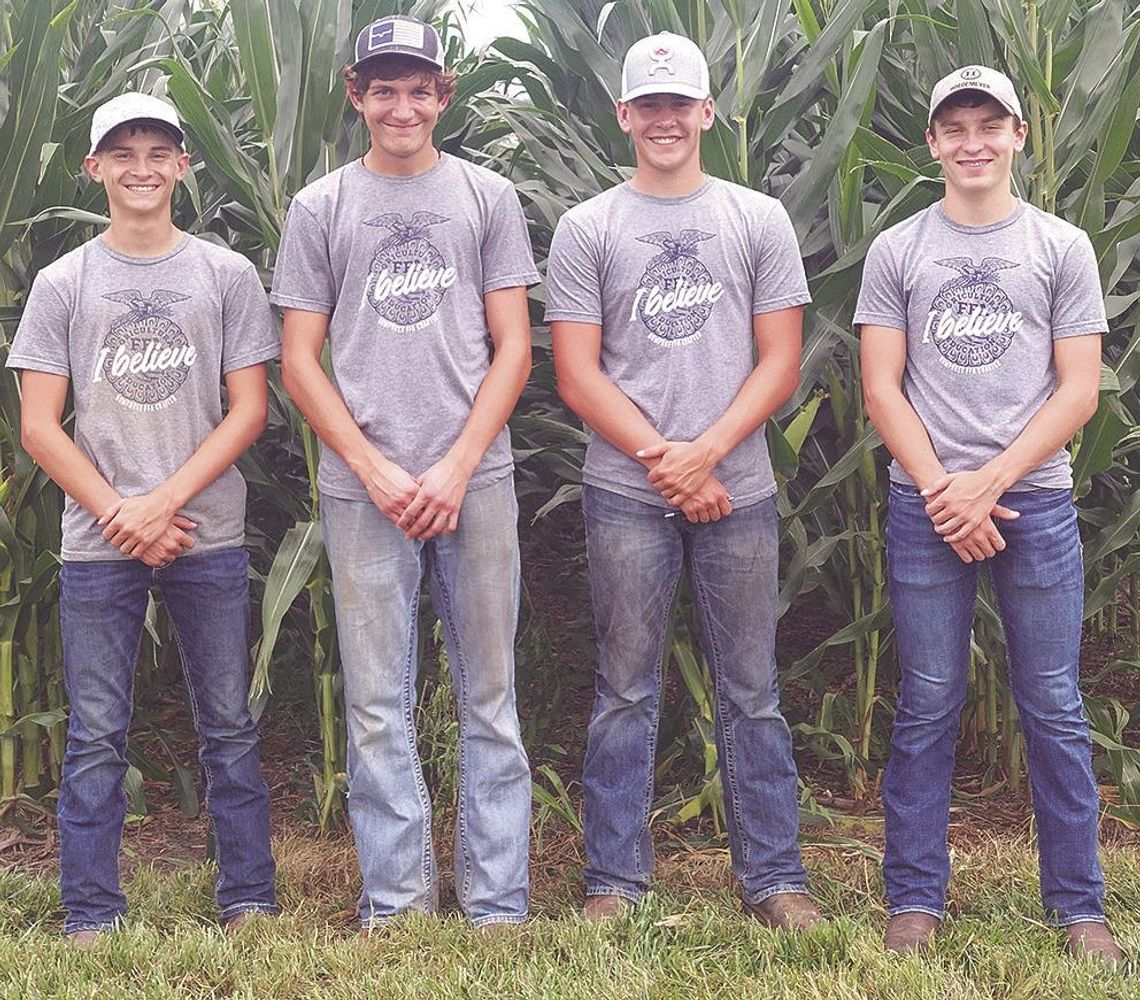 Humphrey FFA team competes at Youth Crop Scouting contest