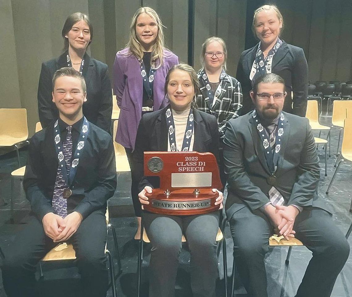 Humphrey High speech team state runner-up