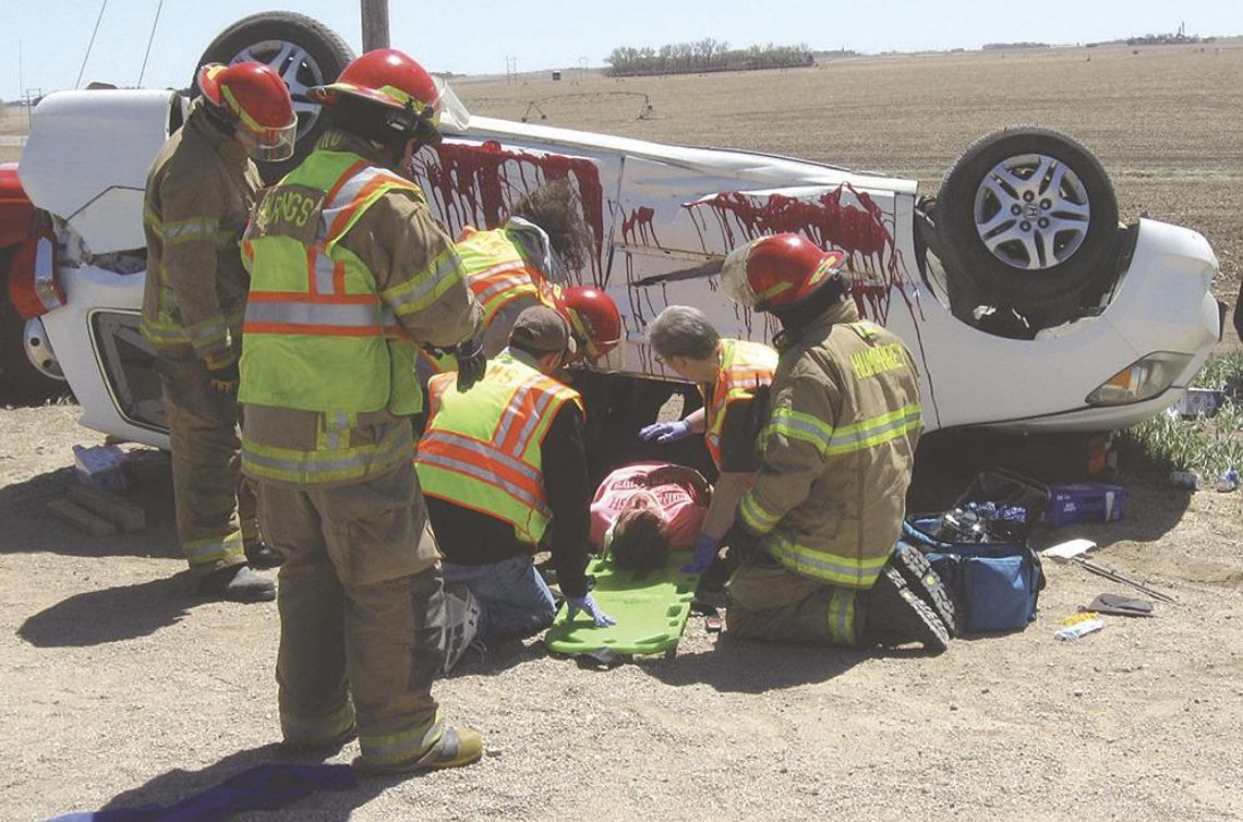 Reality of mock accident aims to make kids think