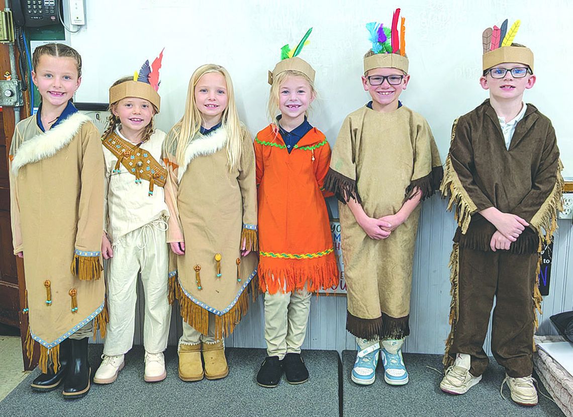 Second-graders at Humphrey St. Francis