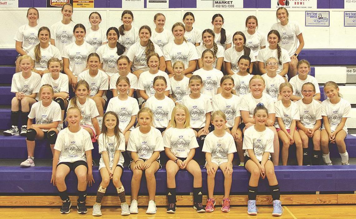 St. Francis held its volleyball camp last week