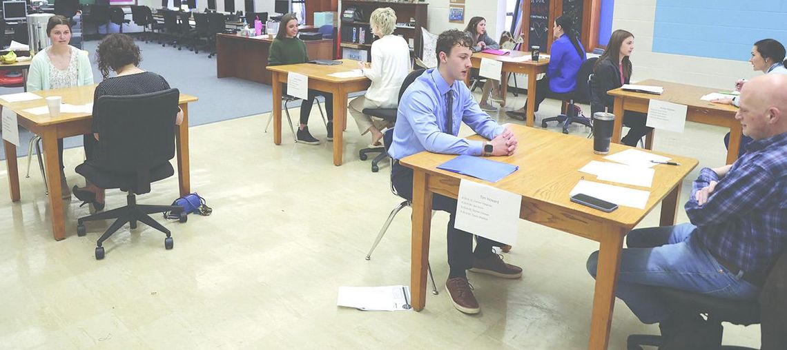 St. Francis students get first-hand experience with job interviews