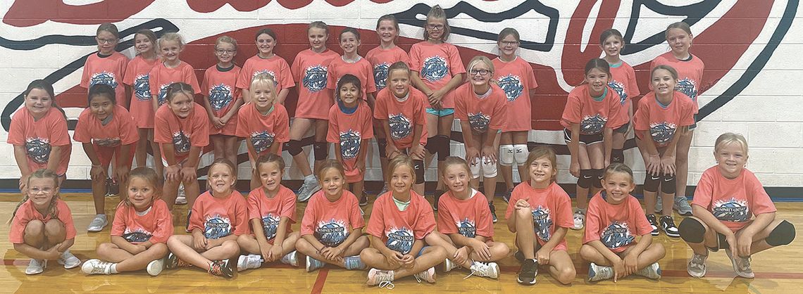 The Humphrey-Lindsay Bulldogs hosted their annual junior volleyball camp