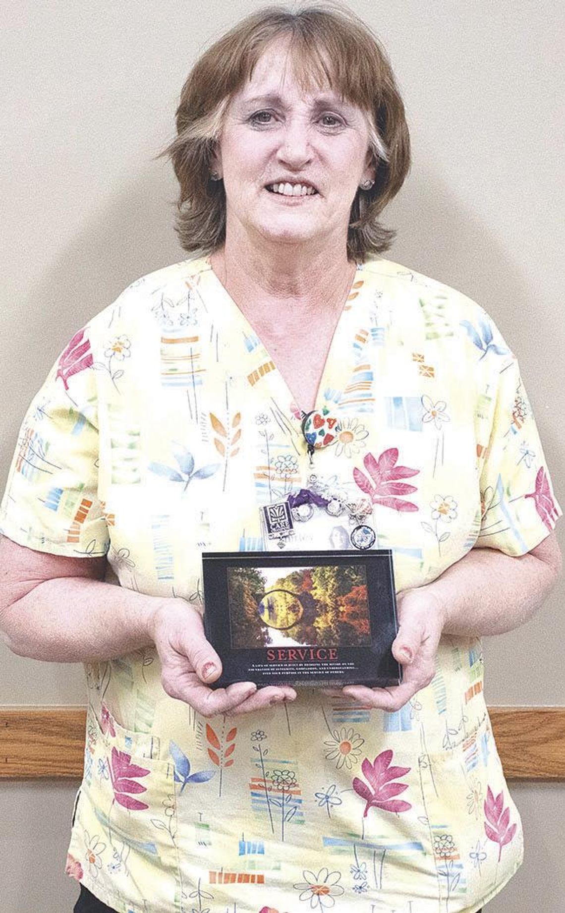 Wegener receives Service Over Self award