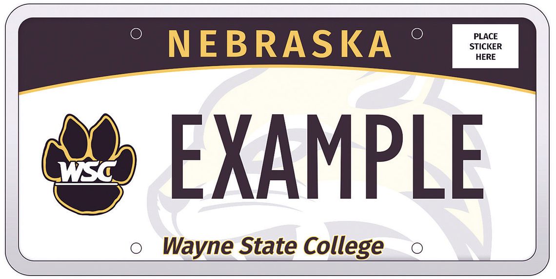 WSC offers vanity license plates